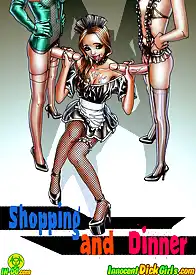 Shopping And Dinner - Christine by InnocentDickGirls (Chapter 01)