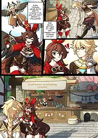 The Traveler's Guide to Teyvat's Heart - Amber Gen by Kinkymation (Chapter 01)