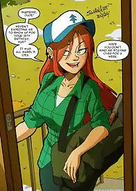Wendy's Visit Gravity Falls by Swain Art (Chapter 01)