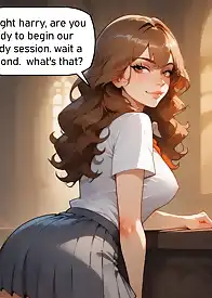 Harry And Hermione Fuck Before Studying by Slaughterbug (Chapter 001)