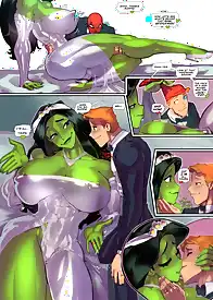 Spiderman X She-Hulk Honeymoon Marvel by Fred Perry (Chapter 001)